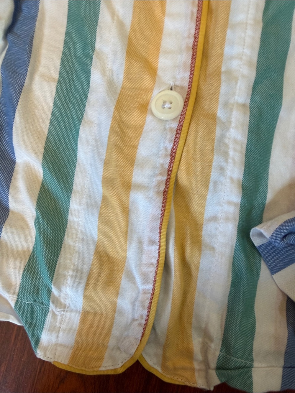 Madewell Striped Cotton Pajama Set in Multicolor Pastels - Picture 10 of 11